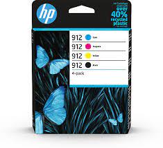 Pack de 4 cartouches hp 912 