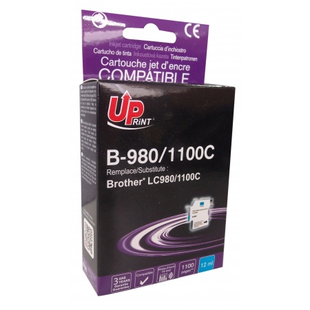 [upb1100c] cartouche d'encre compatible Brother LC-980/1100 Cyan