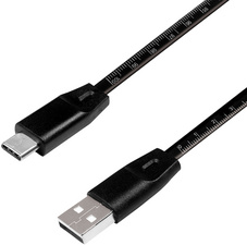 [cableusbc30] Câble USB 2.0 avec règle, USB-A mâle - USB-C mâle