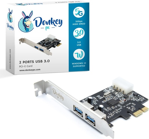 [PCI2] Donkey PC - Carte contrôleur PCI-E vers USB 3.0