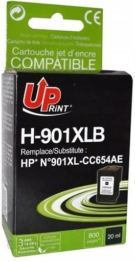 [UPH901B] CARTOUCHE COMPATIBLE AVEC HP N°901XL - CC654AE