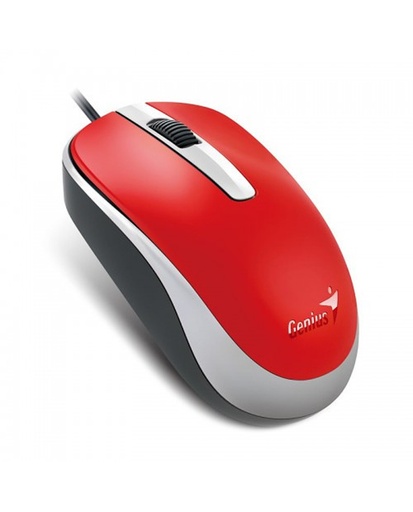 [souris64] Souris filaire Genius DX-120 rouge