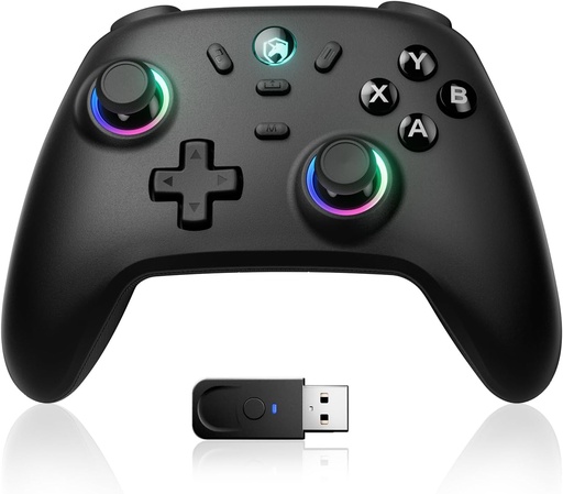 [man8] Manette PC  Compatible PC/Switch2 /Steam Deck/Android/iOS/TV Sans Fil,